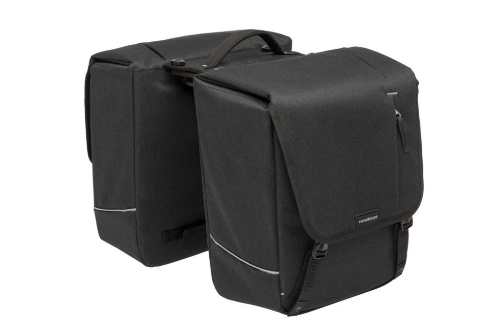 Dubbele-Fietstas-New-Looxs-Nova-Mik-Black-32-Liter Dubbele-Fietstas-New-Looxs-Nova-Mik-Black-32-Liter
